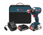 Bosch 18-Volt 1/4 and 1/2 in Hex and Square Cordless Brushless Impact Driver Kit